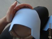 Heat shaping the pauldron detail piece