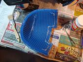 Pauldron base piece from the back
