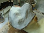 Mother mold made with Free Form AIR, after being smoothed with water
