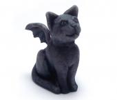 Colson the KittyGoyle - Cat gargoyle made of polymer clay
