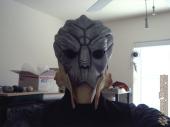 Garrus mask painting - test fit