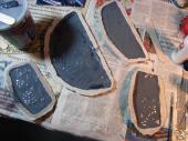 Garrus neck scales in their molds