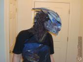 Garrus mask - Neck test fit