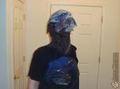 Garrus mask - Neck test fit