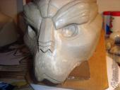 Garrus mask sculpture
