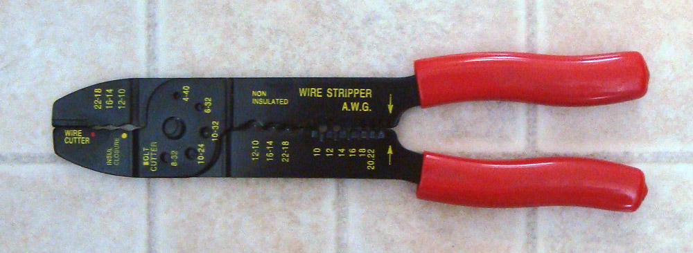 A wire stripper