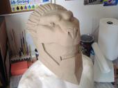 Sculpture in progress