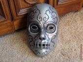 Tarnished silver painted mask