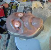 Reaper mask mold in progress