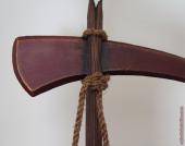 Reaper scythe, close-up