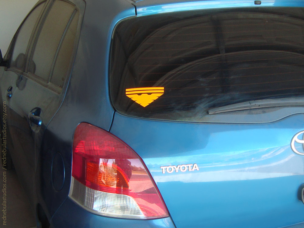 Garrus Archangel Vinyl Decal on Car